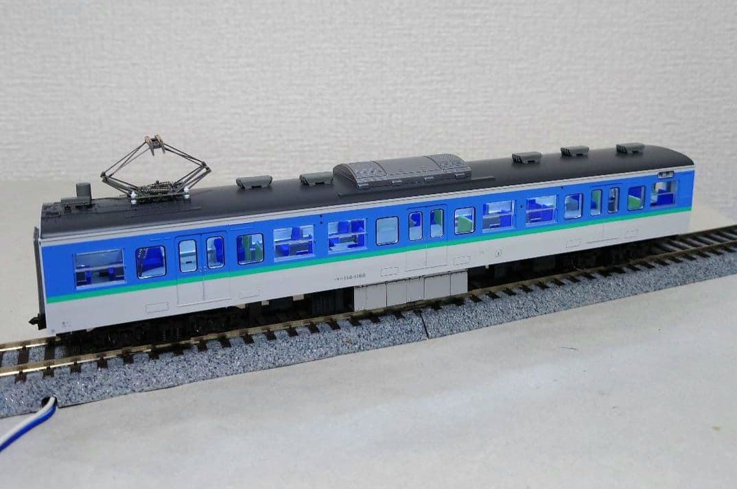 トミックスHO JR115系1000番代（長野色・N編成・リニューアル車）加工品