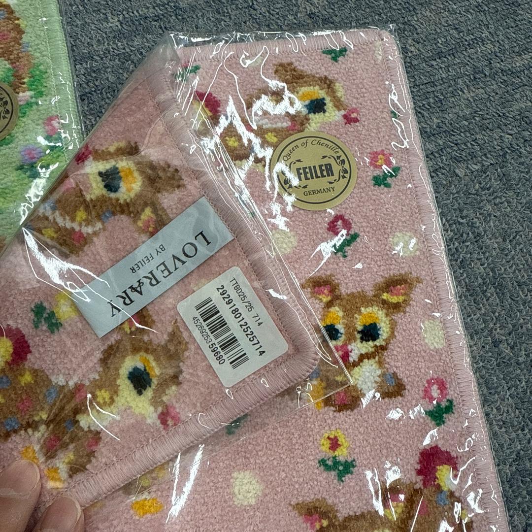 フェイラー 動物柄4枚 バンビの通販はau PAY マーケット - 輸入雑貨の