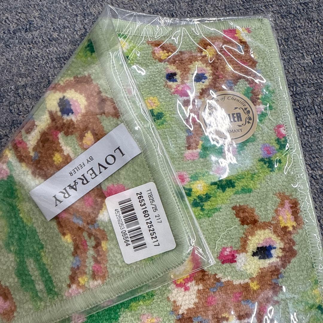 フェイラー 動物柄4枚 バンビ