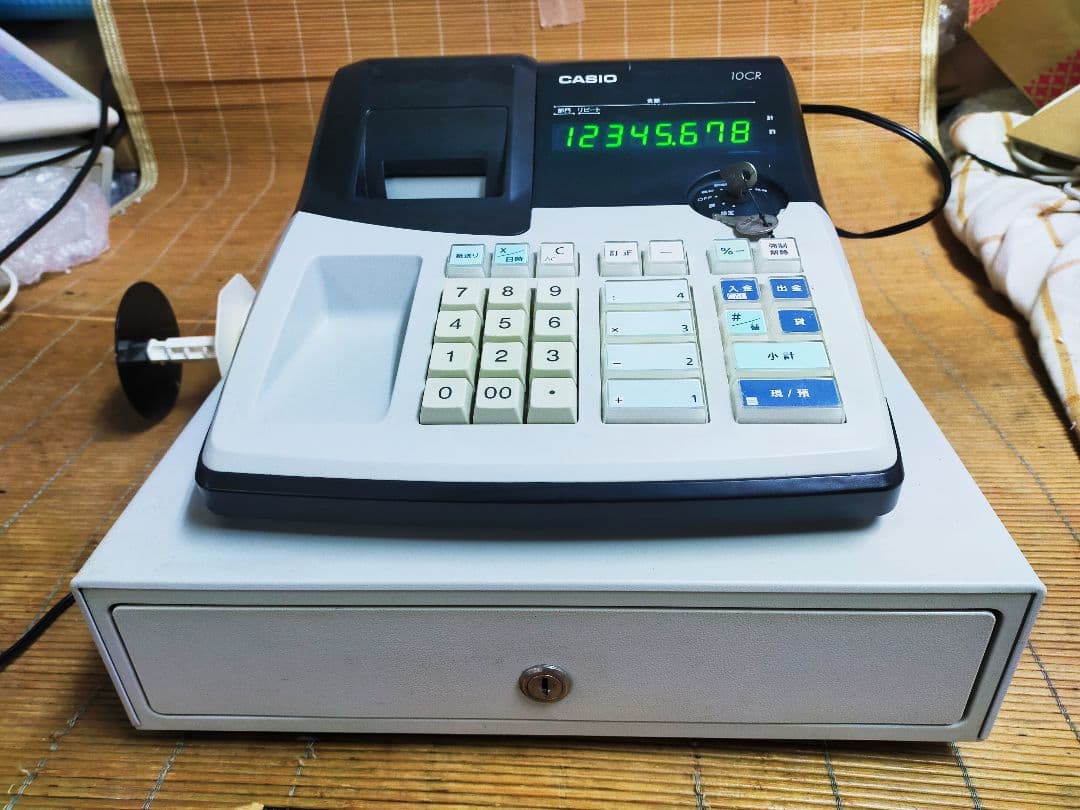 カシオレジスター 10CR 簡単便利特殊 送料込 344044