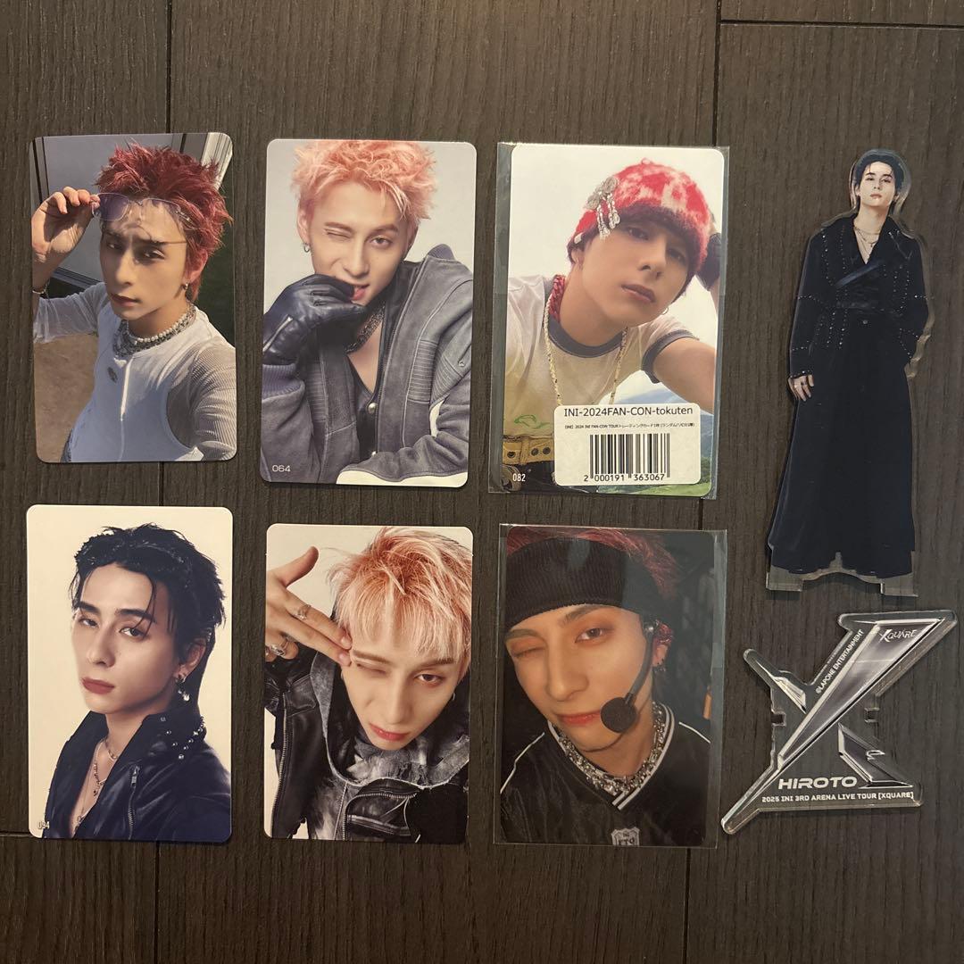 INI 西洸人 グッズ セット まとめ売り（アクスタ・トレカ・特典