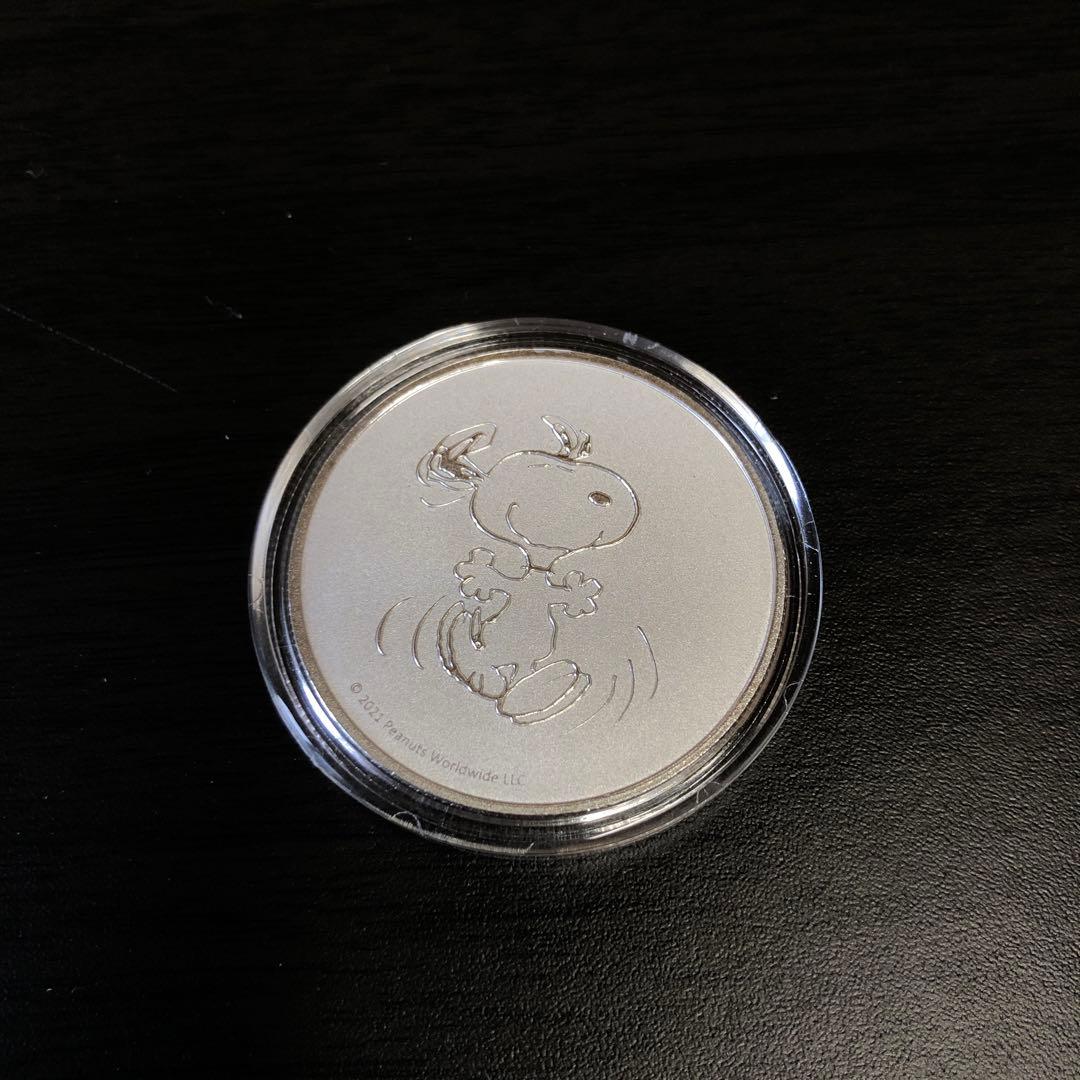 保証書付 銀貨 スヌーピー 1オンス 保証書付 銀貨 スヌーピー 1オンス