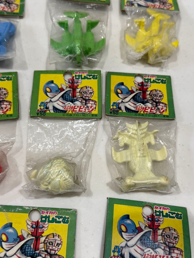 セイカ 消しゴム 超神ビビューン レトロ 当時物 おもちゃ 石森プロ