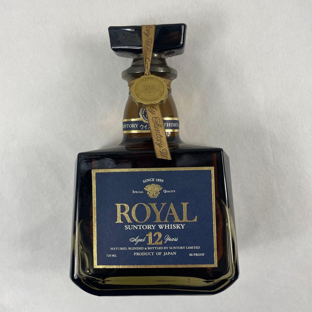 古酒.SUNTORY ROYAL/プレミアム12年ボトル、ウイスキー、未開封