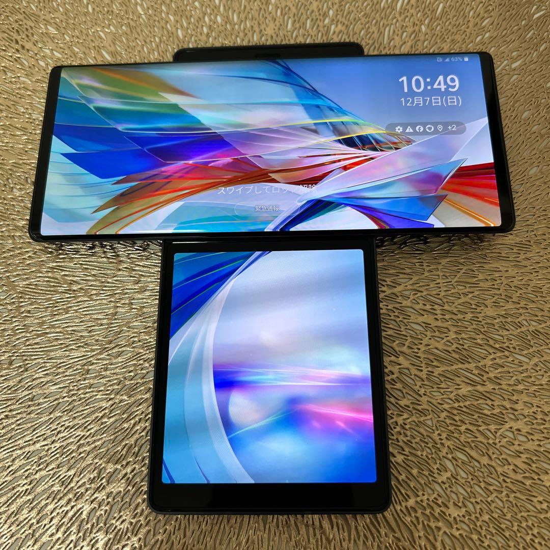 LG ウイングLM-F100VM(AT&T版)デュアルスクリーン対応 本体 - メルカリ