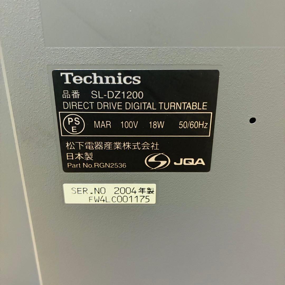 外装美品】Technics SL-DZ1200 テクニクス CDJ 現状渡し - メルカリ