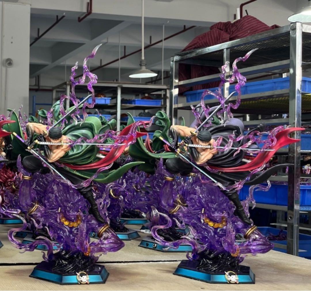 ゾロ 緑色ver. 台座透明版 MJ ガレージキット フィギュア ワンピース