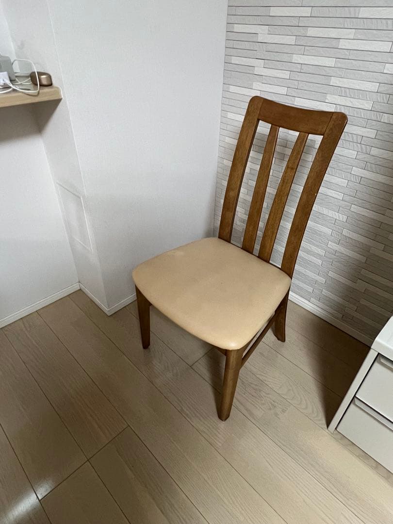 ※引取限定　カリモクダイニングテーブルセット椅子4脚付き　ブラウン