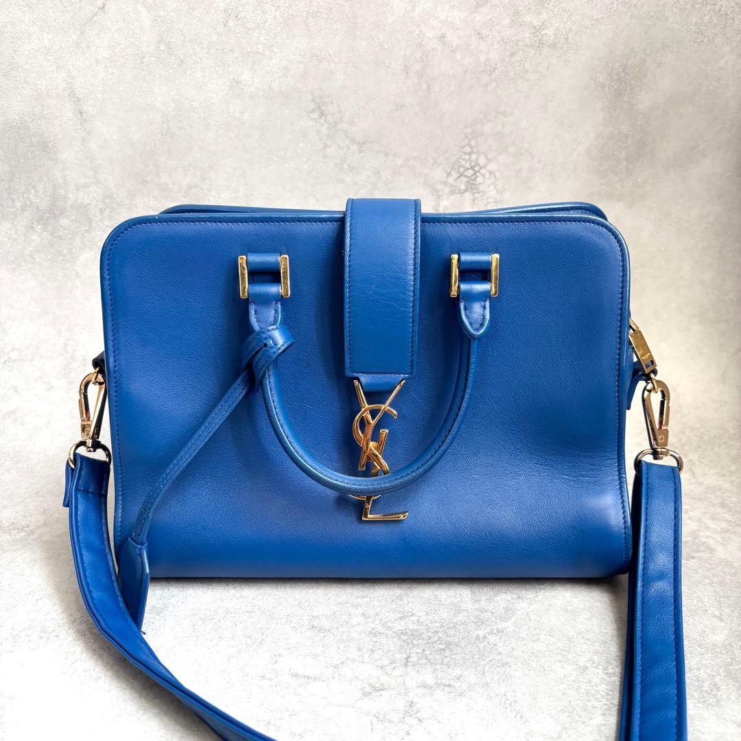 美品 SAINT LAURENT PARIS カバス 2way ハンドバッグ