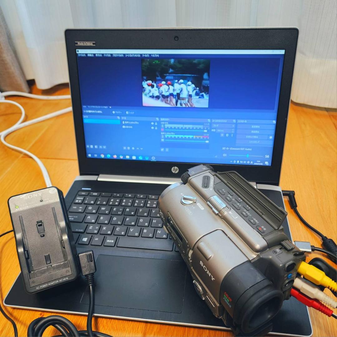 【動作確認済】SONY 高画質 Hi8 ビデオカメラ CCD-TR2 セット