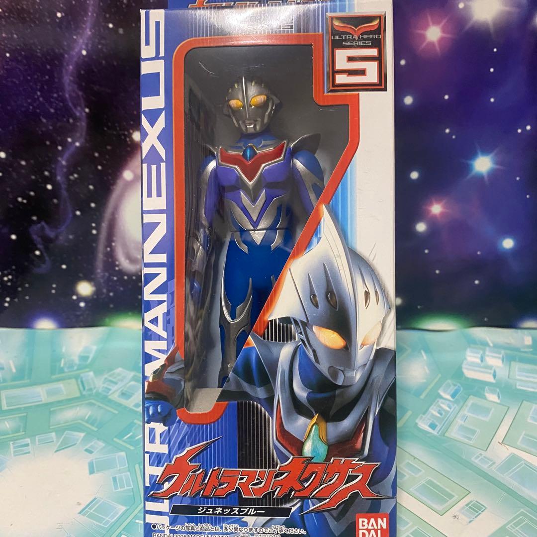稀少品❗️ ウルトラマンネクサス ジュネッスブルー ソフビ 箱 美品