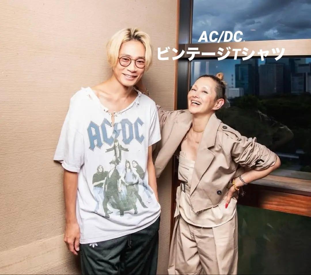 美品/希少】AC/DC 古着 バンドT ツアーT ビンテージ 川上洋平氏着用
