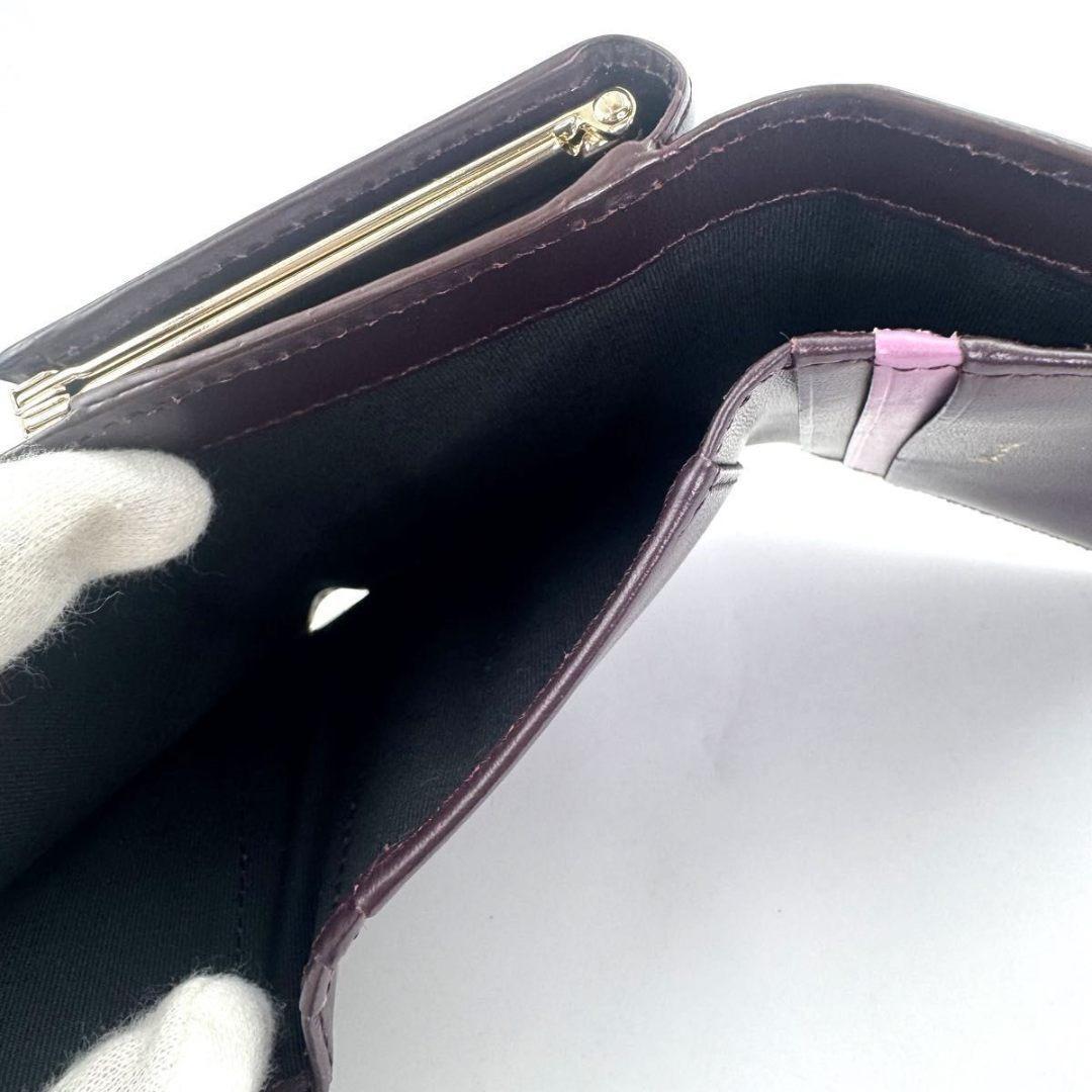 ⭐美品⭐Paul Smith　マーケトリーストライプ　三つ折財布　ラビット　牛革