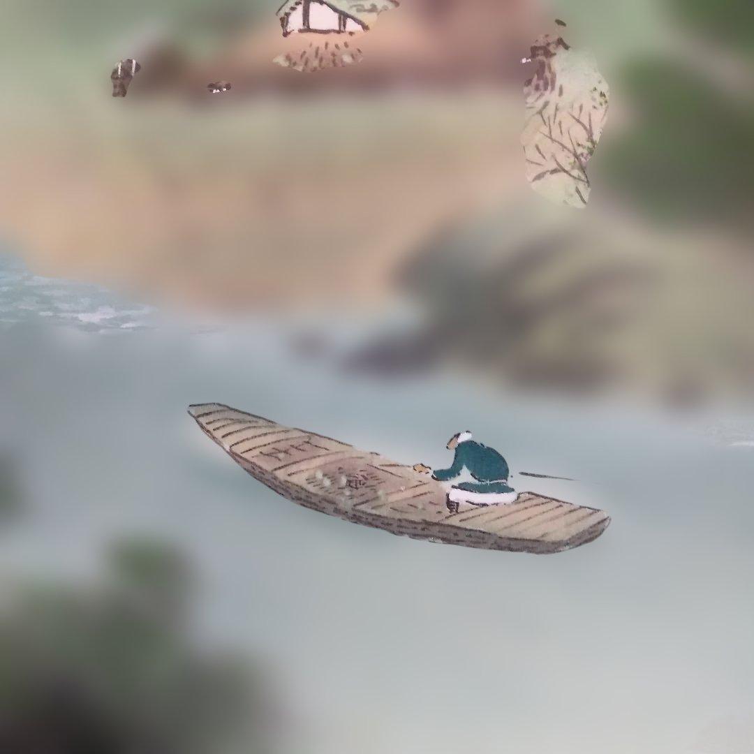 刈田元宗 彩色山水 尺八横 掛軸（掛け軸）について 掛け軸（掛軸）の