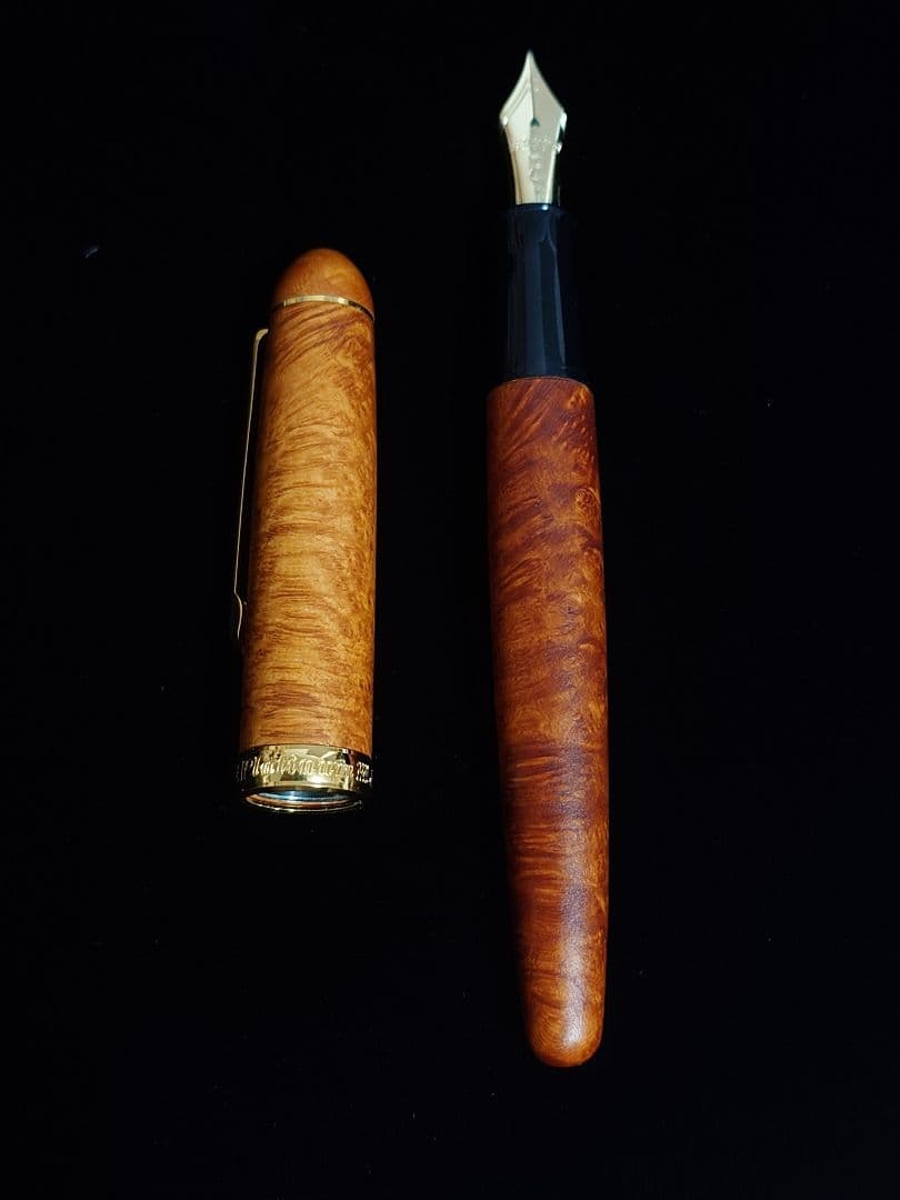 プラチナ万年筆　ブライヤー　中字　M 14k