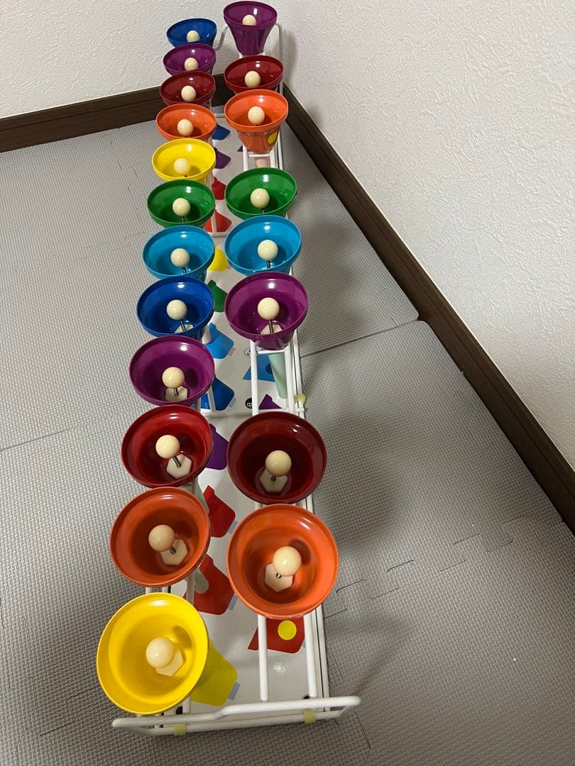 美品』ウチダ ミュージックベル ハンドベル 20音 20個