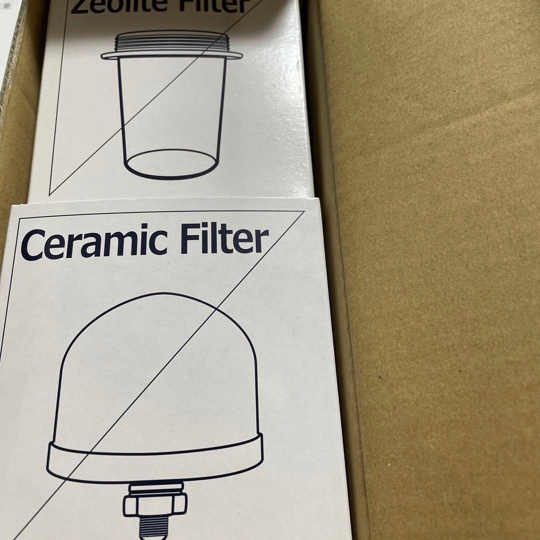 ゼオライトフィルターとセラミックフィルターセット