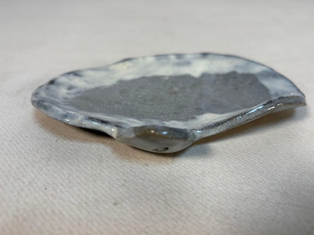 陶器製　持ち手付き小皿 6個セット