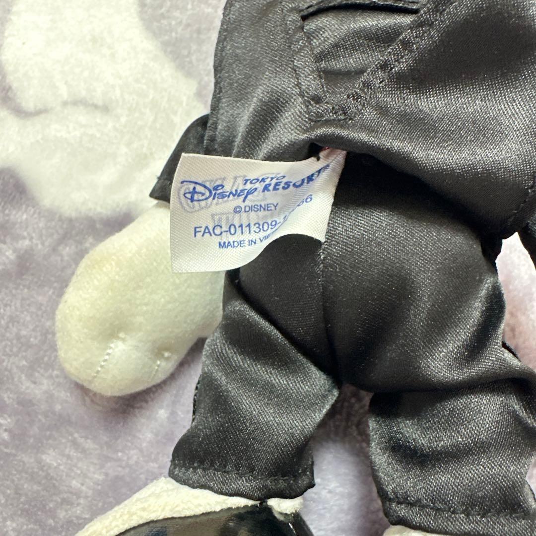 レア　ディズニー　ビッグバンドビード　ミッキー　ぬいぐるみバッジ　黒タキ　旧