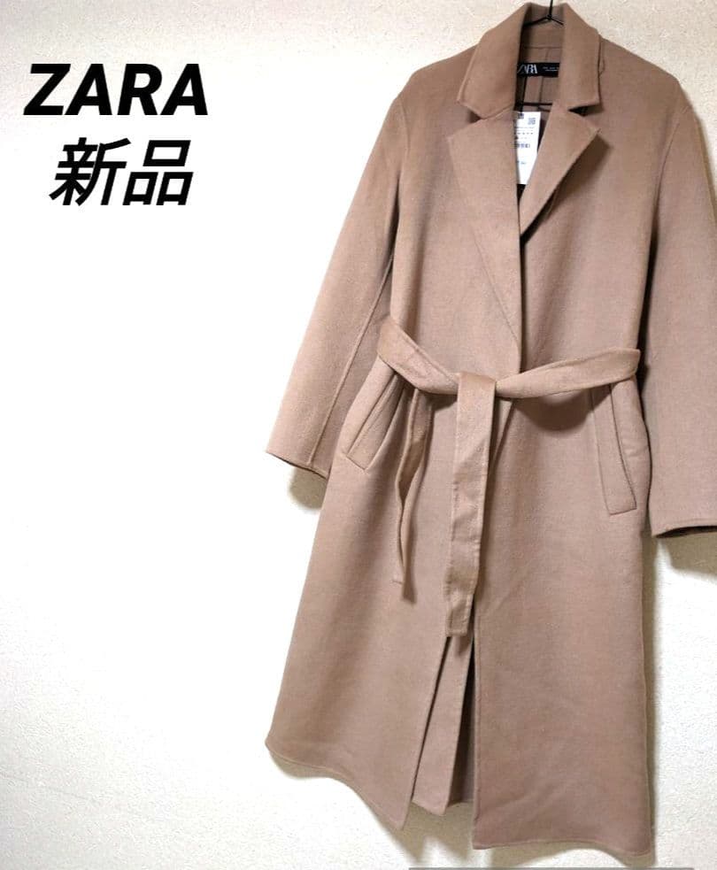 ZARA ダブルフェイス ロングコート ZW 完売 チェスターコート 美品