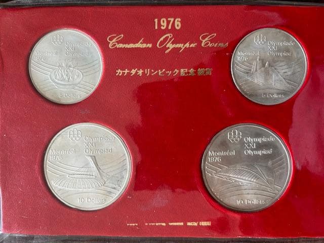 カナダ モントリオール五輪記念銀貨8枚セットUNCスターリング925