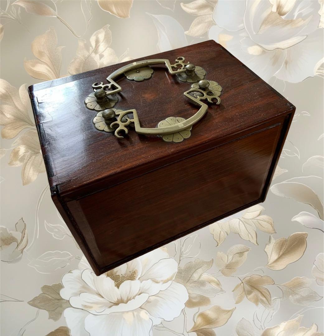 麻雀牌 骨牌 アンティーク 木箱 最高級 レトロ 竹牌 中国美術 時代物