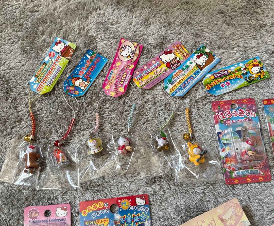 ハローキティ ご当地 ストラップ 長野県 愛知県
