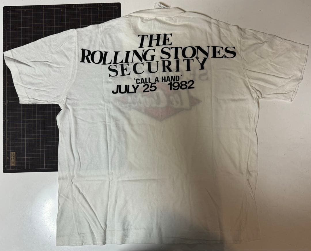 ヴィンテージ】ローリングストーンズ 1989ツアー スタッフ用Tシャツ 190