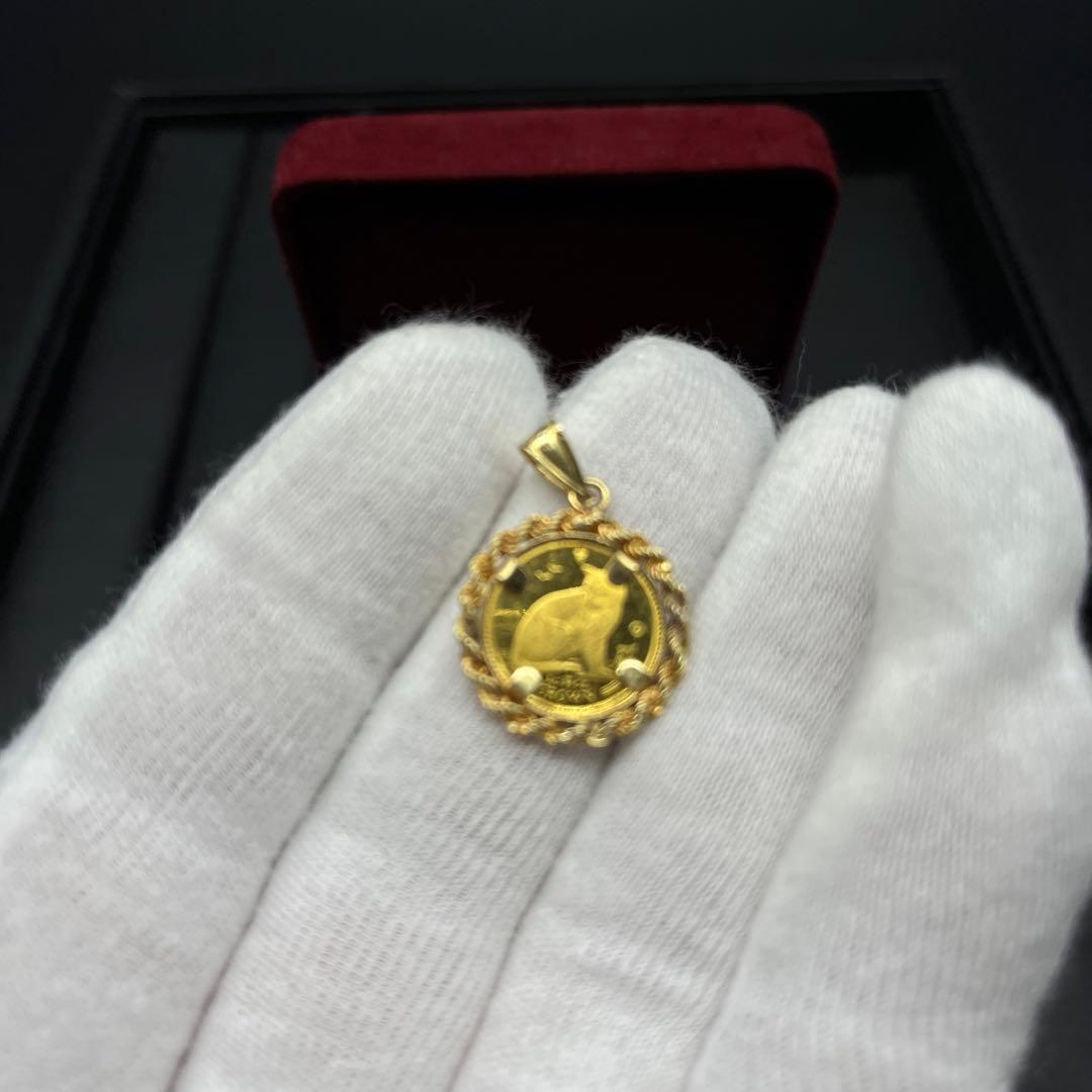 マン島キャットコイン 1/25オンス ペンダント マン島キャット - メルカリ