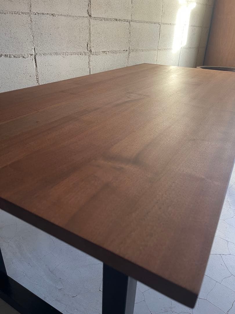 美品　MasterWal ワイルドウッド ダイニングテーブル　ウォールナット無垢