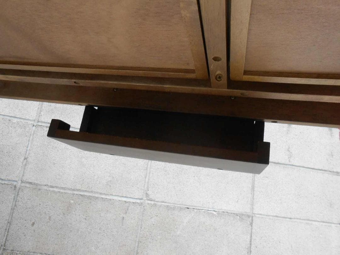 直接引取 人気商品 木製 パソコンデスク コード収納可能 ベルメゾン 近隣配送可