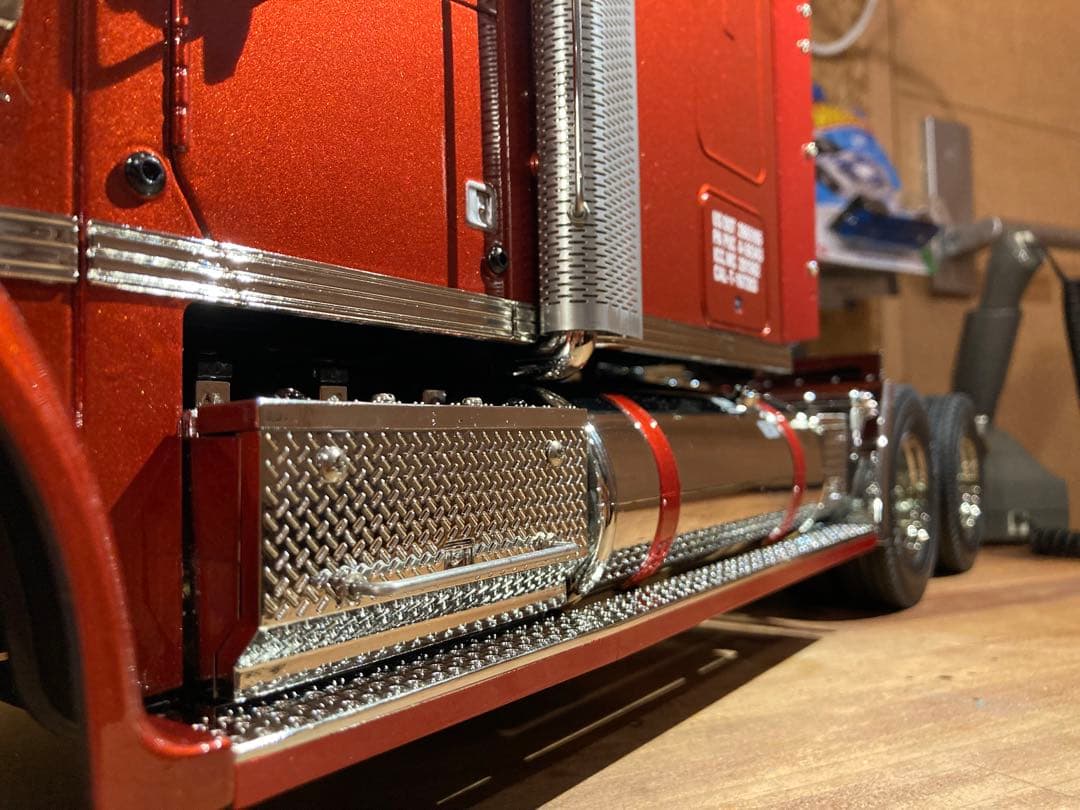 M様納車待ち タミヤ ナイトハウラーカスタム フルオペ サキールオレンジ