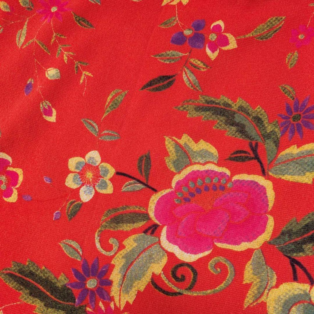 Vivienne Tam 膝丈 タイトスカート【Ｍ】 花柄 メッシュパワーネット