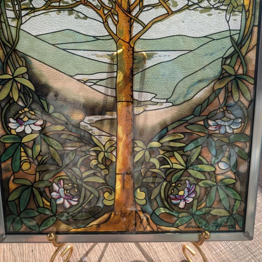 生命の樹 ステンドグラスアートガラスルイス・C・ティファニースタイル