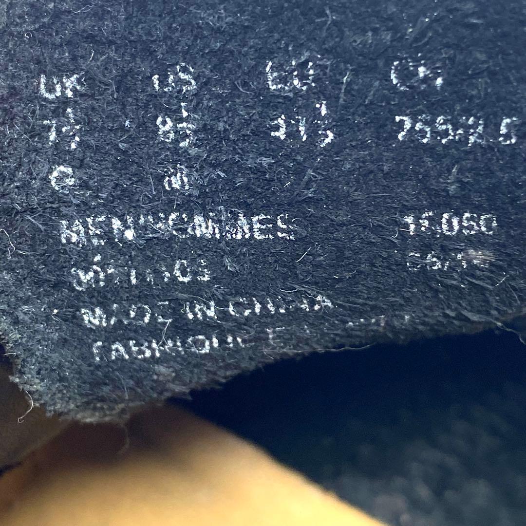 【美品】Clarks LUGGER BLK SMOOTH LEATHER 7.5