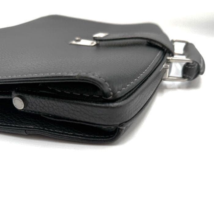 バーバリー BURBERRY ビジネスバッグ レザー 内側チェック ブラック 黒