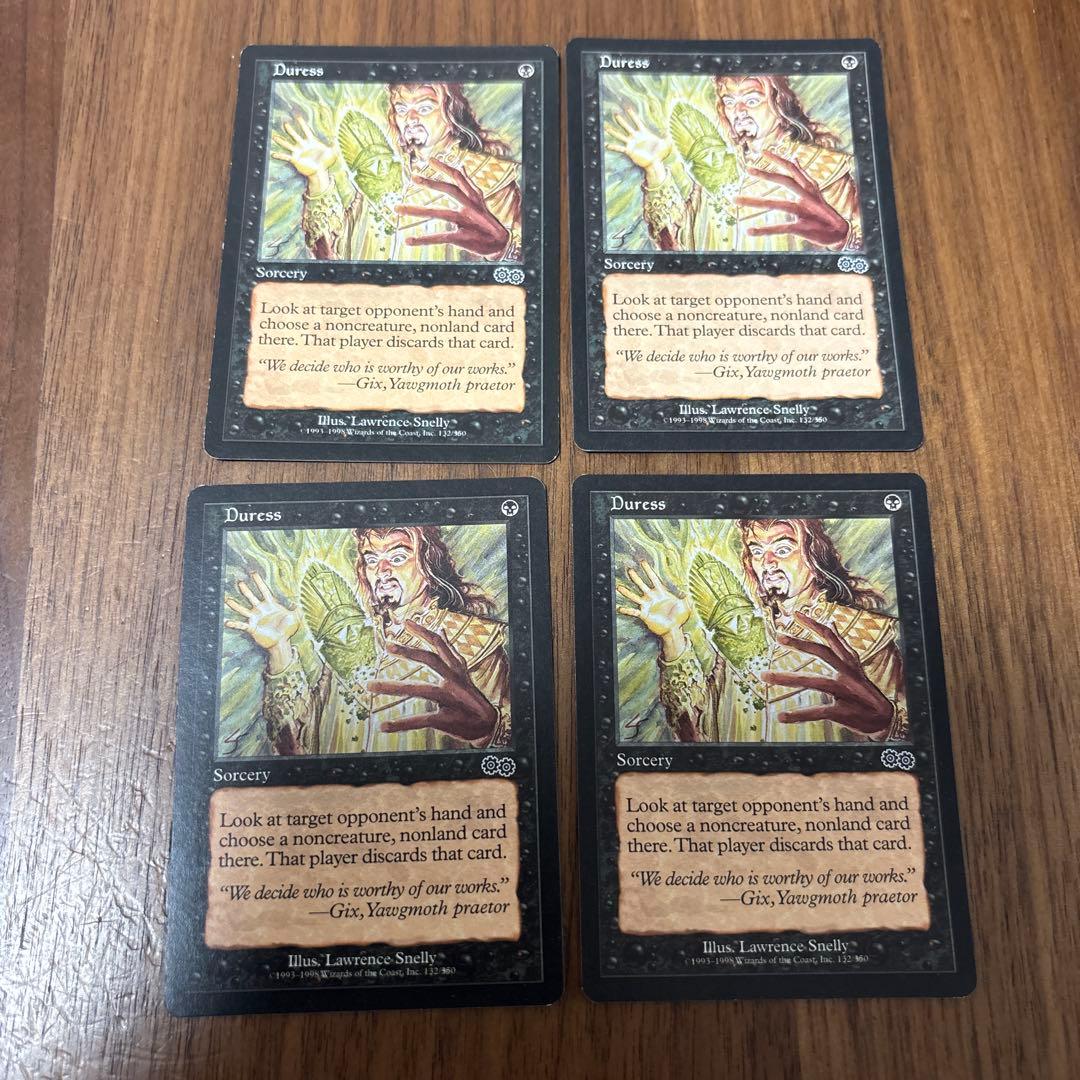 mtg《強迫/Duress》[USG] 4枚 ウルザズサーガ 英語版 - メルカリ