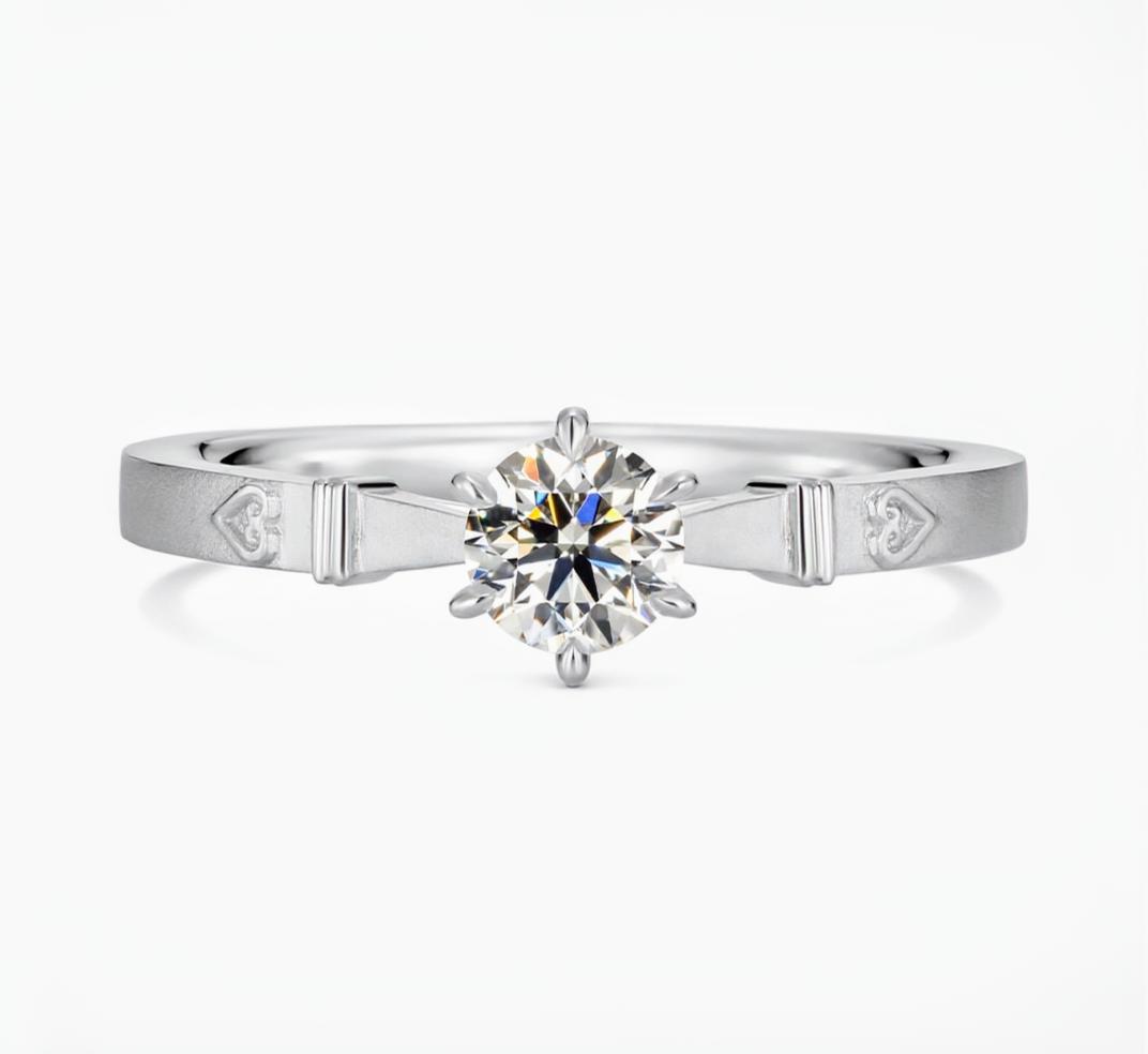 新品同様 キングダムハーツ U-TREASUREクラウン&ハートソリティアリング