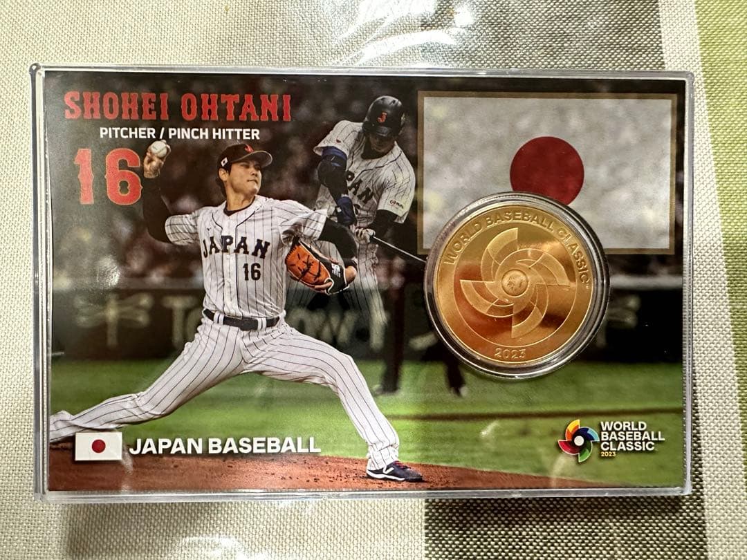 激レア！】大谷翔平2023年WBC優勝記念限定コインカード