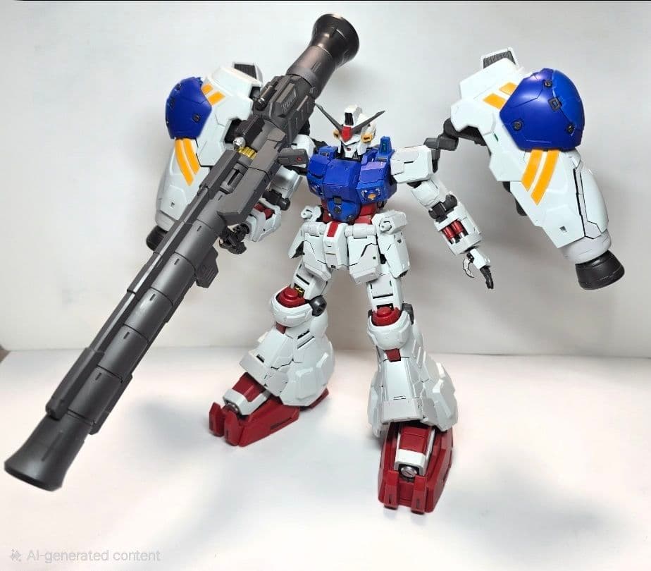 1/100 MG GP02 サイサリス 試作2号機 素組完成 特注台座付 - メルカリ