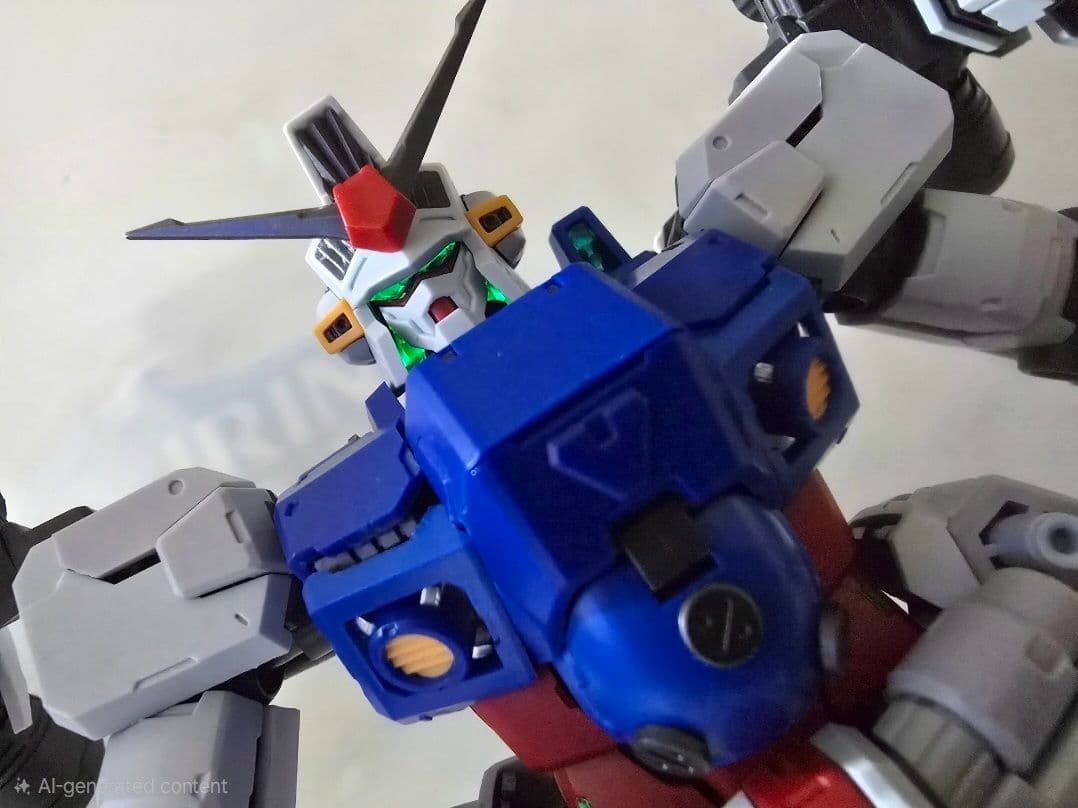 1/100 MG GP02 サイサリス 試作2号機 素組完成 特注台座付