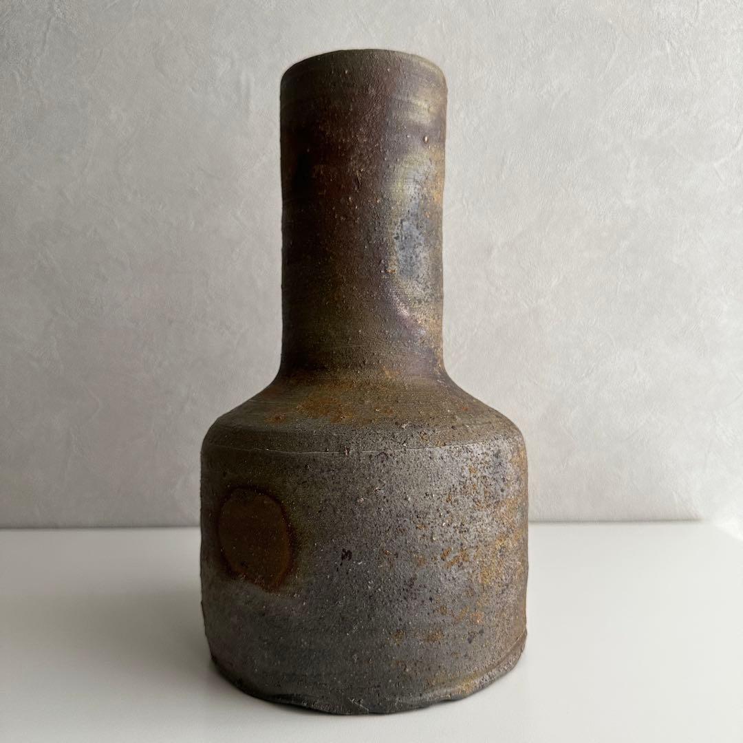 和仁栄幸(正興) 備前 花器 花入 共箱