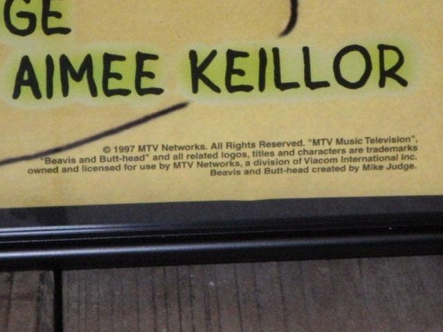 90'S☆ビーバス&バットヘッド☆ポスター☆15☆宇宙人☆ビンテージ☆UFO