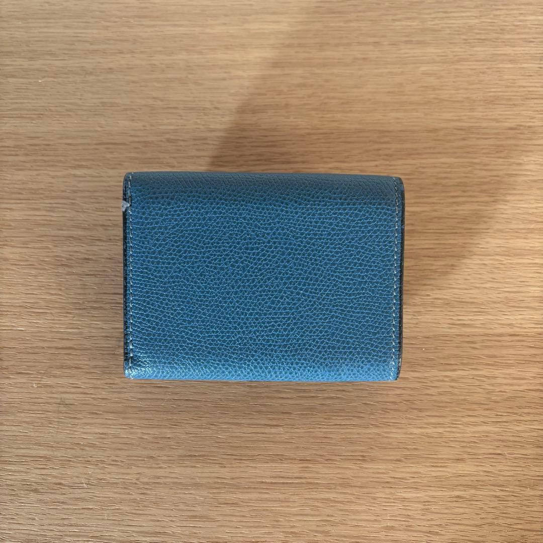 ★最終価格★Valextra ヴァレクストラ コンパクトパース コバルトブルー