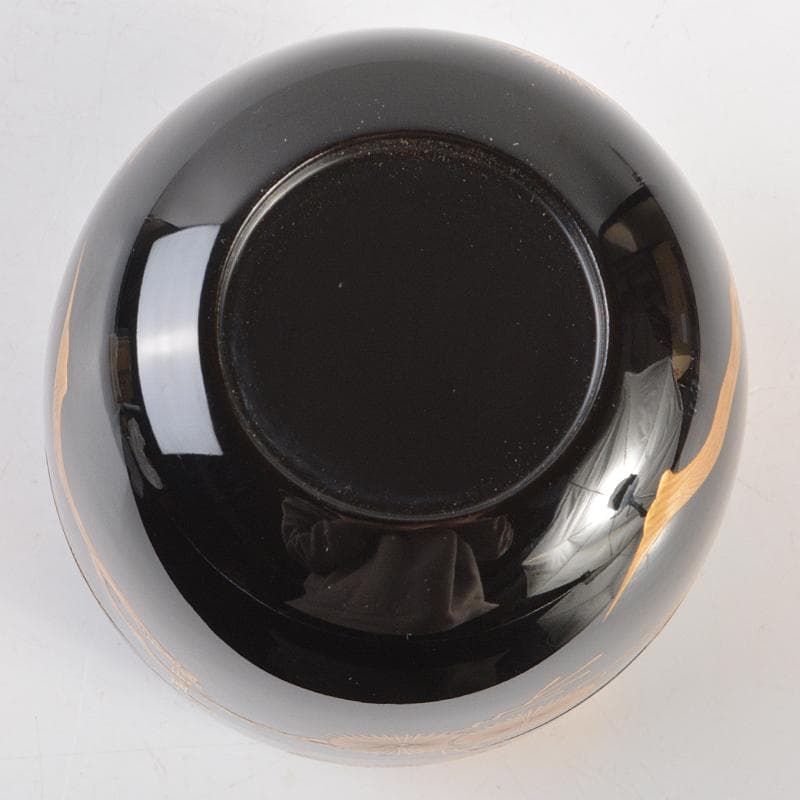 茶道具　平安表正(伊藤表正)作　中棗　共布　堀内宗完(兼中斎)　D　R7240