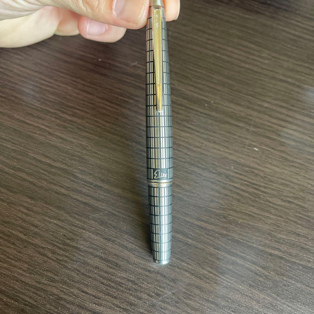 Pilot 万年筆 蝕刻 エリート ショート 18K F Pilot 万年筆 エリート