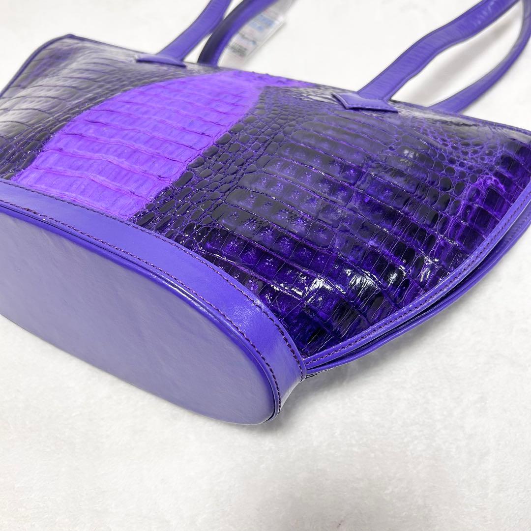 BEVERLY ビバリー シャイニング クロコ ショルダーバッグ トートバッグ