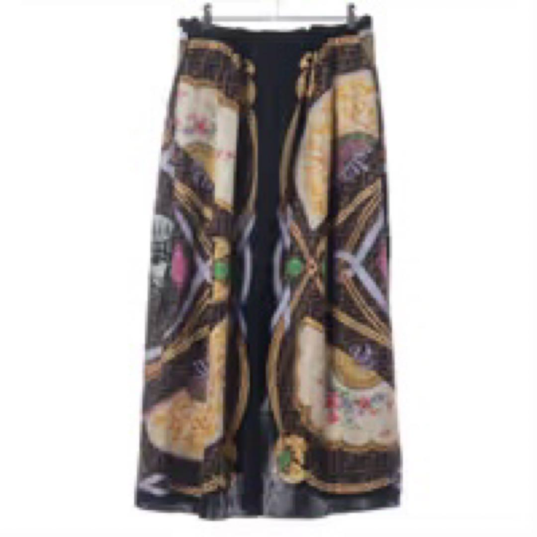 FENDI×VERSACE FENDACE シルクスカート メデューサ ズッカ