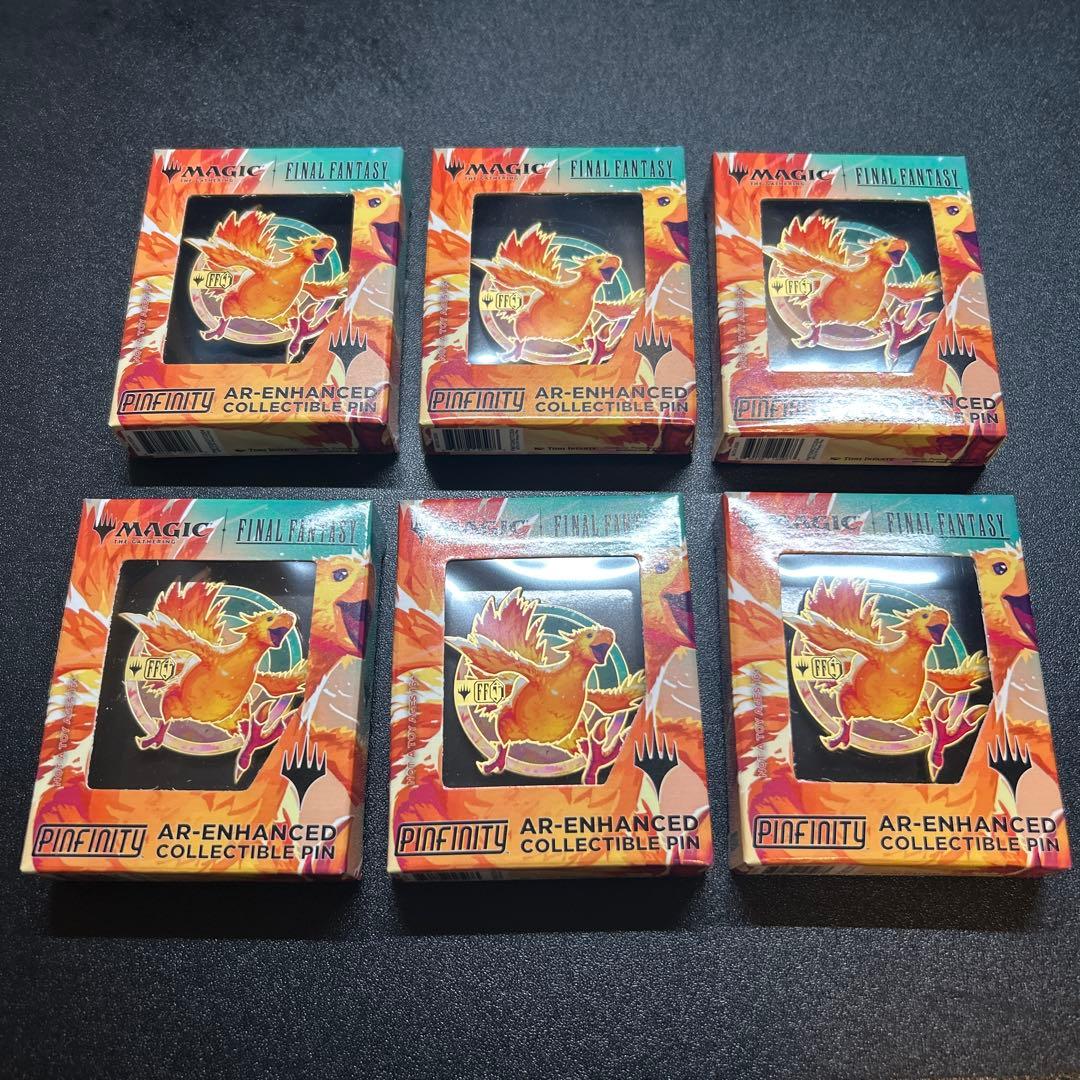 チョコボ ピンバッジ ポストカード ホイルカード