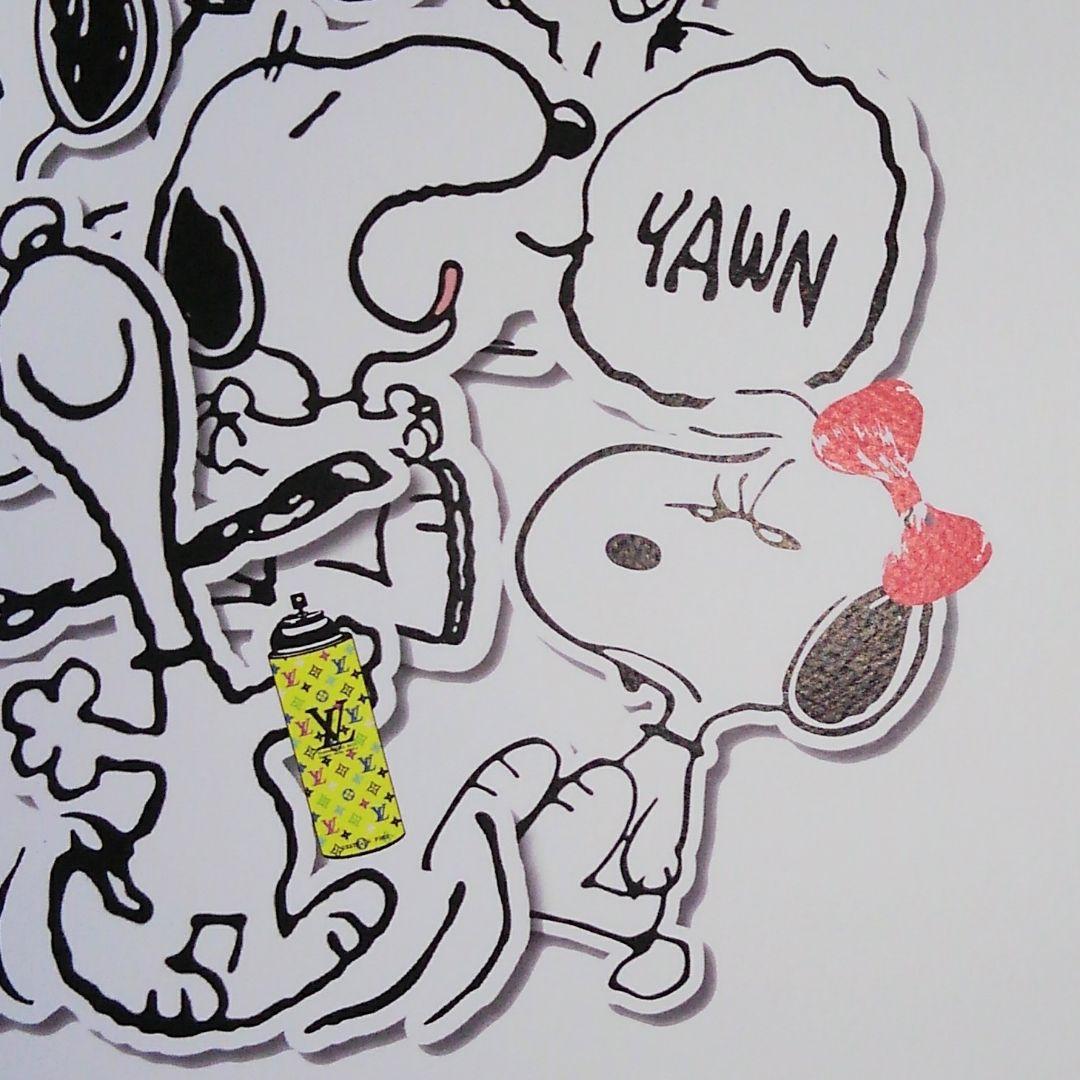 DEATH NYC スヌーピー ルイヴィトン アートポスター　極美品／未使用